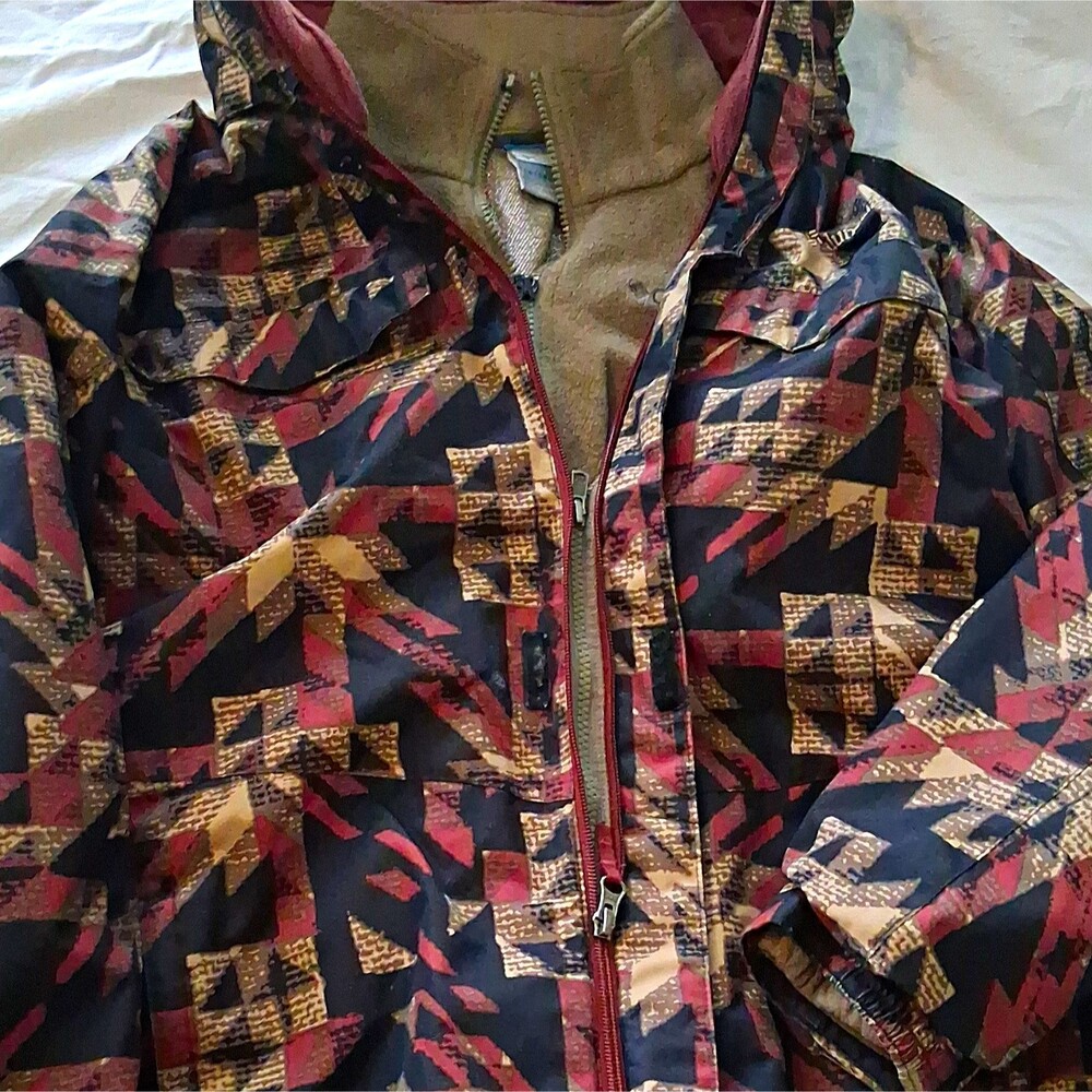 Columbia Ski Or Snow Coat With Removable Fleece Jacket